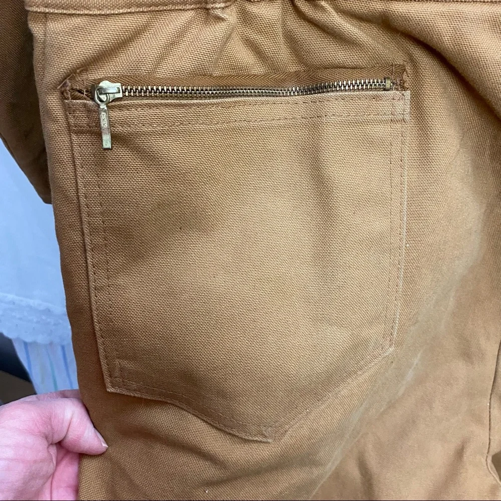 Walls Blizzard Pruf USA  Tan Insulated Apparel coveralls. Sz 42-44 - Picture 11 of 16